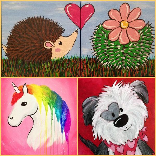 Bring The Kids In For Our Spring Break Painting Classes!!!